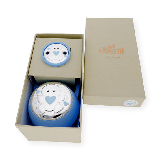 Set Pinza con Porta Chupete Pato de Color Azul