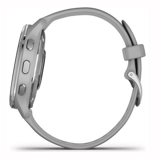 Reloj Garmin Venu 2 Plus Plateado y Correa Gris 010-02496-10