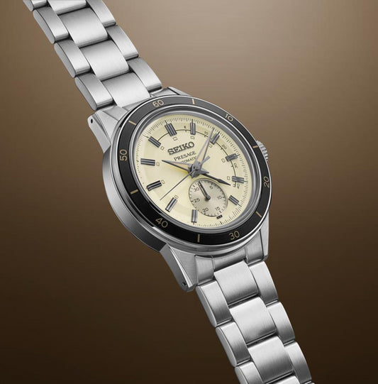 Reloj Seiko Presage Style 60's Automático Champán SSA447J1