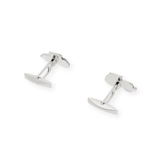 Gemelos de Plata de Ley 925 Diseño Tractor