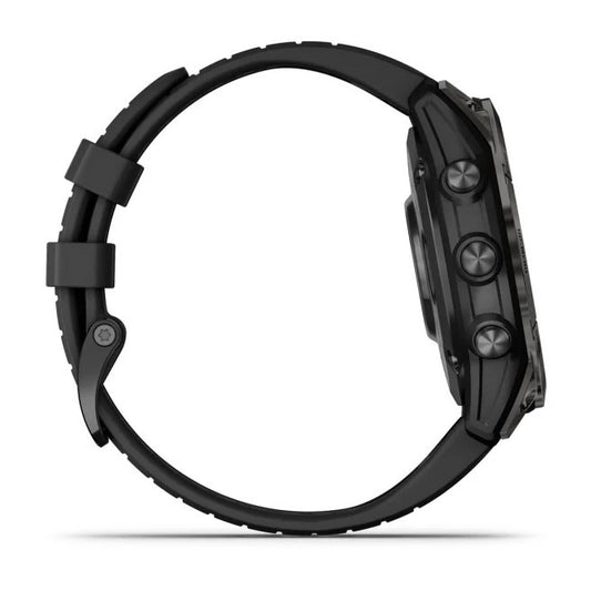 Reloj Garmin epix PRO (Gen 2) Sapphire | 47mm Titanio DLC con correa negra 010-02803-11