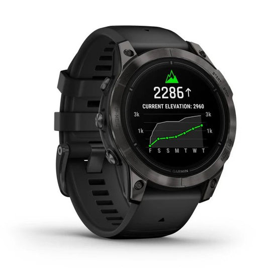 Reloj Garmin epix PRO (Gen 2) Sapphire | 47mm Titanio DLC con correa negra 010-02803-11
