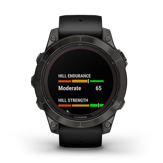 Reloj Garmin Fenix 7 PRO Sapphire Solar Gris carbón DLC correa negra 010-02777-11