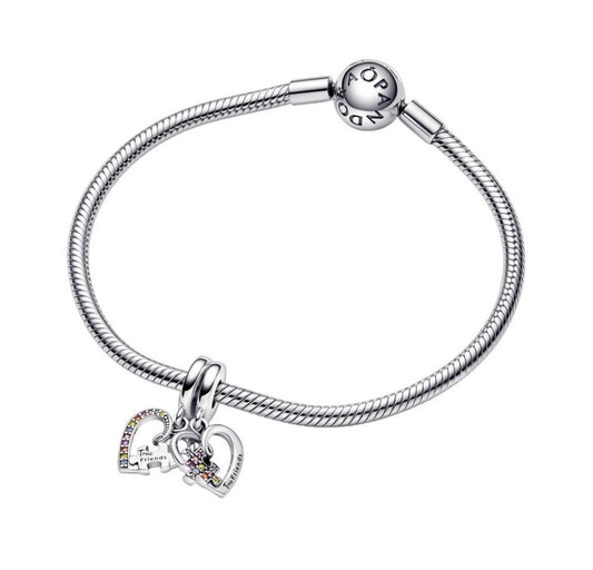 Charm Colgante Divisible Puzzle Corazones de la Amistad 792239C01