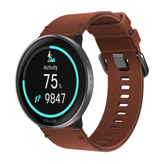 Reloj Polar Ignite 3 Titanium S/L Cuero y Silicona 900110028