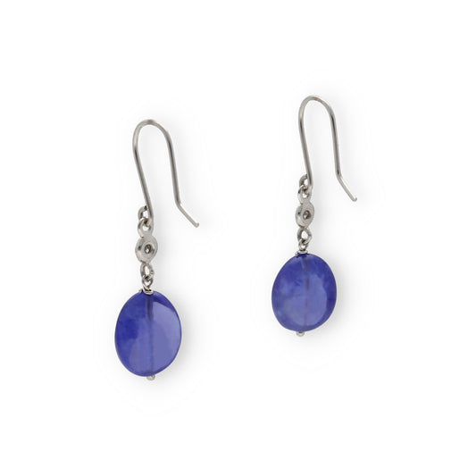 Pendientes Iris de Oro 18k con Diamantes y Tanzanita