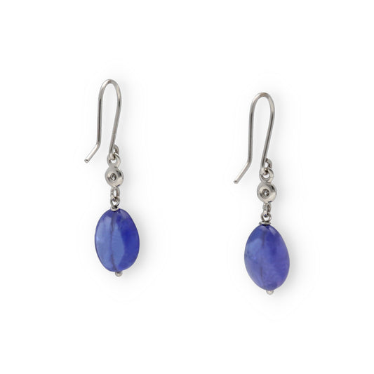 Pendientes Iris de Oro 18k con Diamantes y Tanzanita