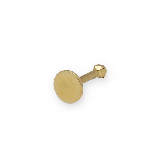 Piercing Bola de Oro 18k para Oreja o Lengua