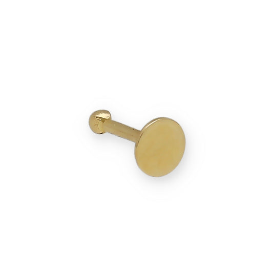 Piercing Bola de Oro 18k para Oreja o Lengua