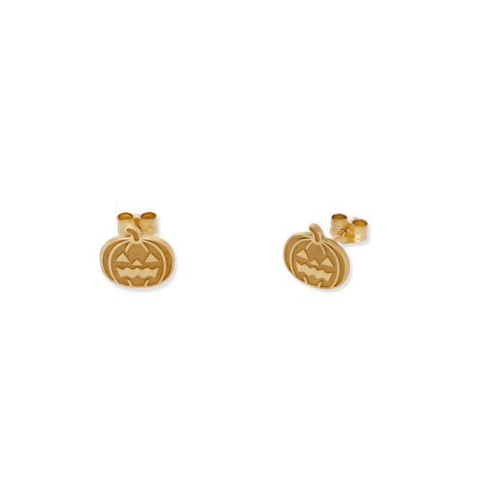 Pendientes Calabaza en Plata 925 y Baño Oro 18k