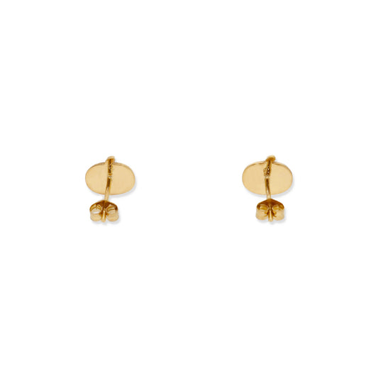 Pendientes Calabaza en Plata 925 y Baño Oro 18k