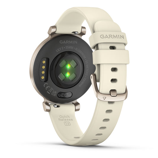 Reloj Garmin Lily 2 Oro Crema con Correa de Silicona Coco 010-02839-00