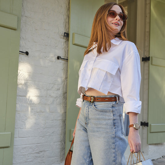 Reloj Garmin Lily 2 Classic Bronce Oscuro con Correa de Cuero Morada 010-02839-03