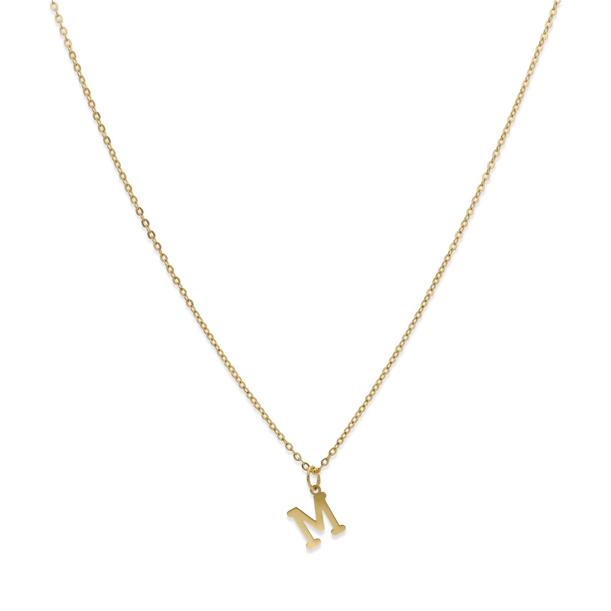 Colgante Inicial en Oro 18K Modelo Jolly