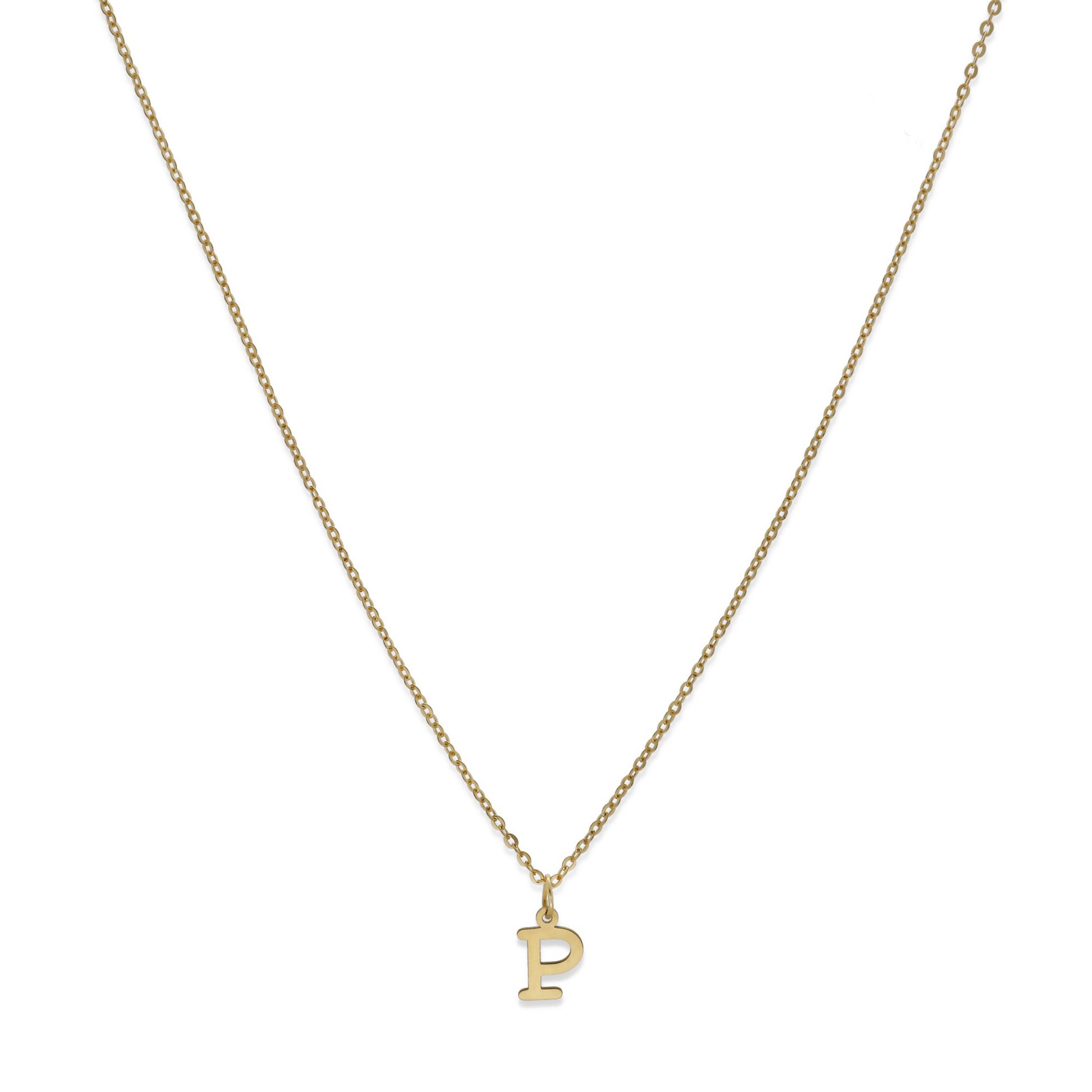 Colgante Inicial en Oro 18K Modelo Jolly
