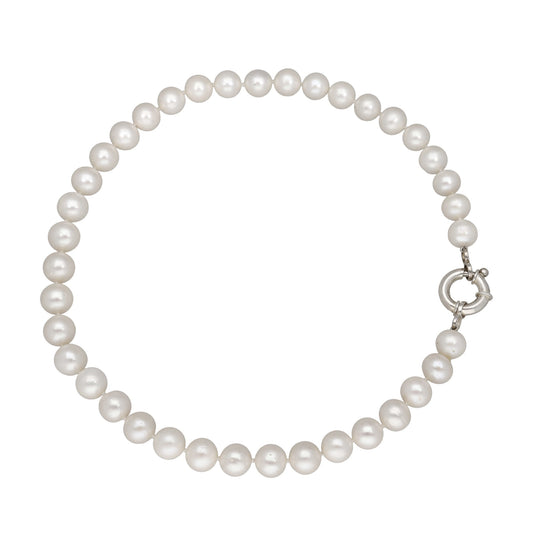 Collar de Perlas Freshwaters y Cierre de Plata de Ley 925 Modelo Elisabeth
