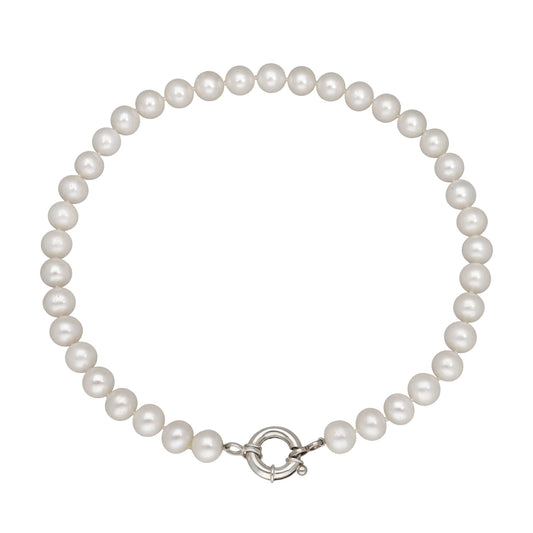 Collar de Perlas Freshwaters y Cierre de Plata de Ley 925 Modelo Elisabeth