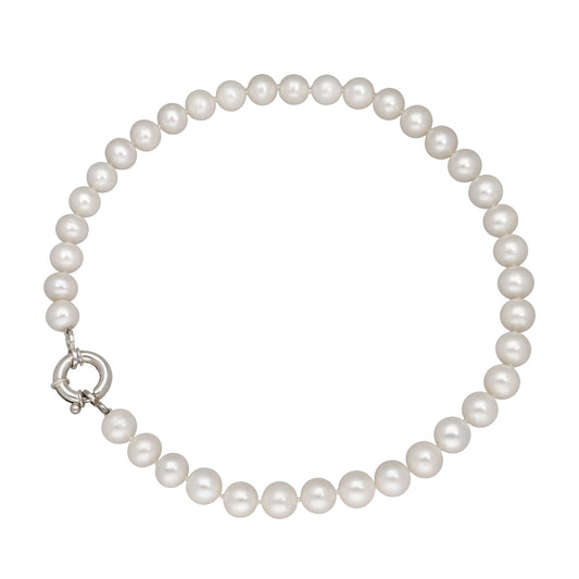 Collar de Perlas Freshwaters y Cierre de Plata de Ley 925 Modelo Elisabeth