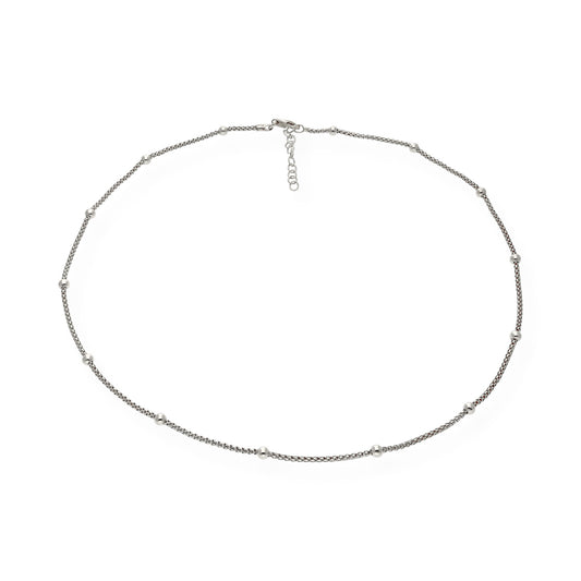 Gargantilla de Bolitas en Plata de Ley 925