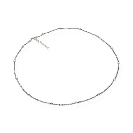 Gargantilla de Bolitas en Plata de Ley 925
