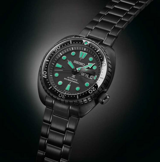 Reloj Seiko Prospex Black Series Diver Tortuga SRPK43K1