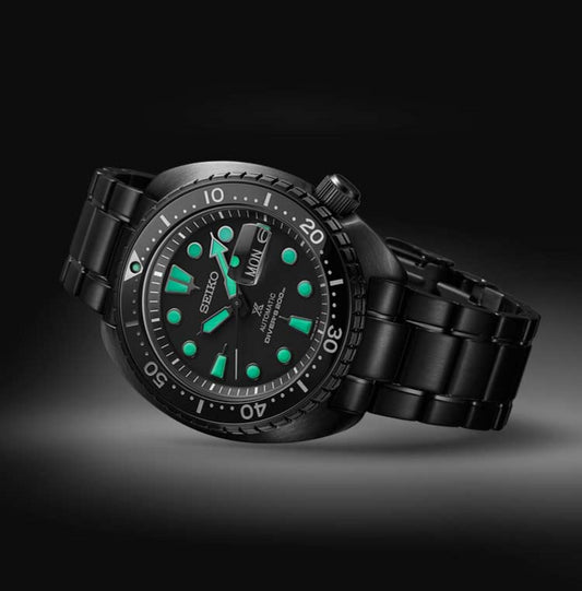 Reloj Seiko Prospex Black Series Diver Tortuga SRPK43K1