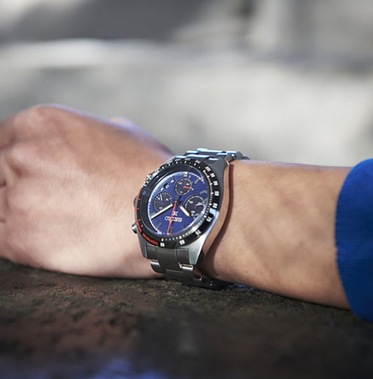 Reloj Seiko Prospex Speedtimer Crono Solar Azul SSC815P1