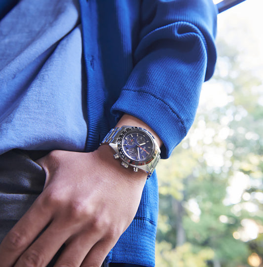 Reloj Seiko Prospex Speedtimer Crono Solar Azul SSC815P1