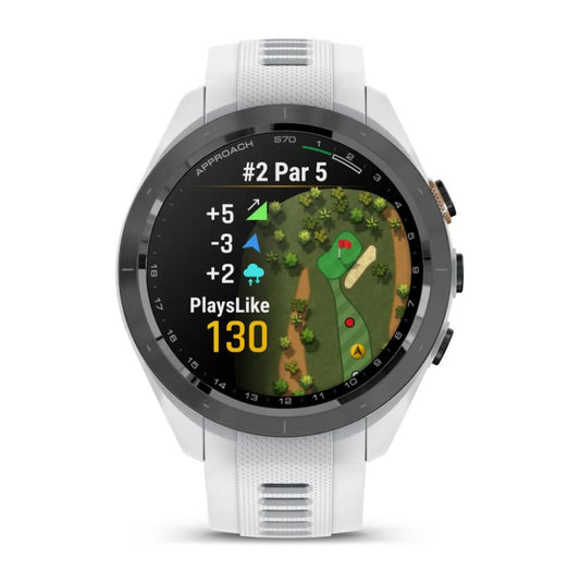 Reloj Garmin Approach S70 42mm Negro con Correa Blanca 010-02746-10