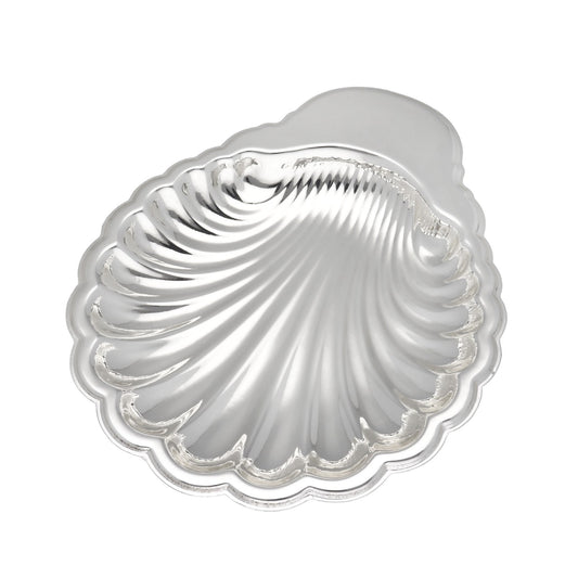 Concha de bautismo en alpaca plateada Jordán