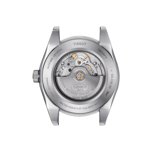 Reloj Tissot Gentleman Powermatic 80 Silicium Solid 18K Gold Bezel T927.407.41.031.01