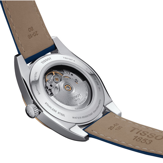 Reloj Tissot Gentleman Powermatic 80 Silicium Solid 18K Gold Bezel T927.407.46.041.00