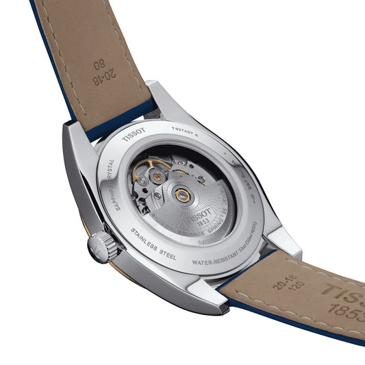 Reloj Tissot Gentleman Powermatic 80 Silicium Solid 18K Gold Bezel T927.407.46.041.01