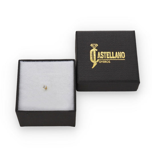 Piercing en Oro de Ley 18k con Circonita