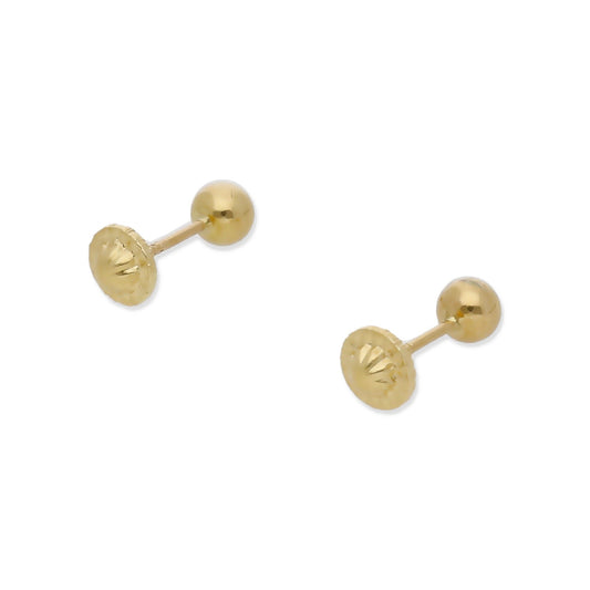 Pendientes de Bola en Oro de 3,75 mm