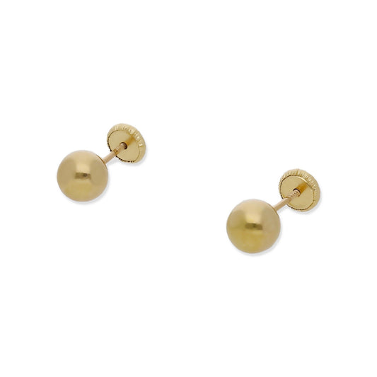Pendientes de Bola en Oro de 5,75 mm