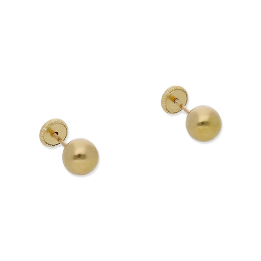 Pendientes de Bola en Oro de 5,75 mm