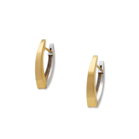 Pendientes Aro Minimalistas Modelo Kira en Oro