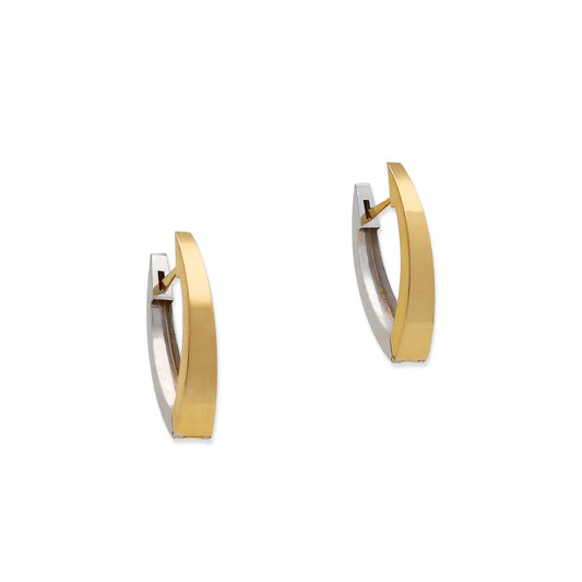 Pendientes Aro Minimalistas Modelo Kira en Oro