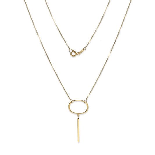 Collar Oro Modelo Yale Diseño Minimalista