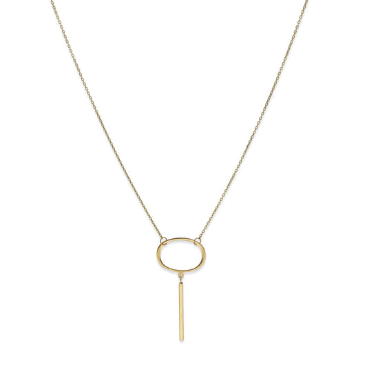 Collar Oro Modelo Yale Diseño Minimalista