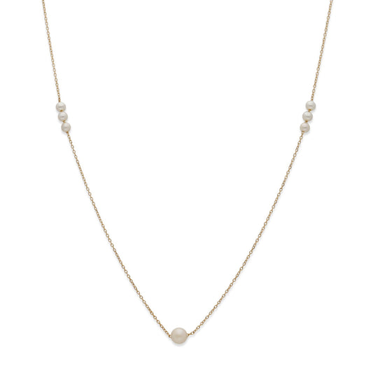 Collar Modelo Tolum con Perlas Cultivadas y Oro