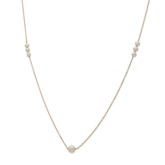 Collar Modelo Tolum con Perlas Cultivadas y Oro