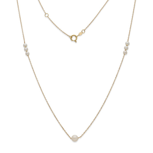 Collar Modelo Tolum con Perlas Cultivadas y Oro