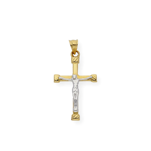 Cruz Con Cristo Primera Comunión de oro