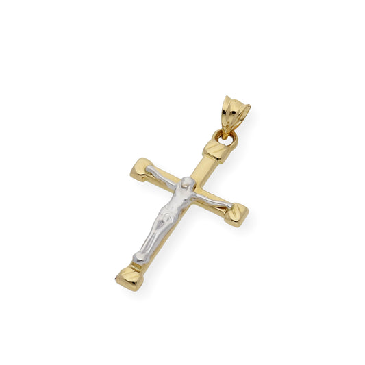 Cruz Con Cristo Primera Comunión de oro