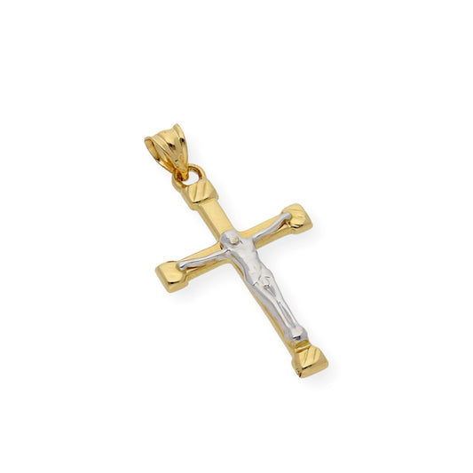 Cruz Con Cristo Primera Comunión de oro