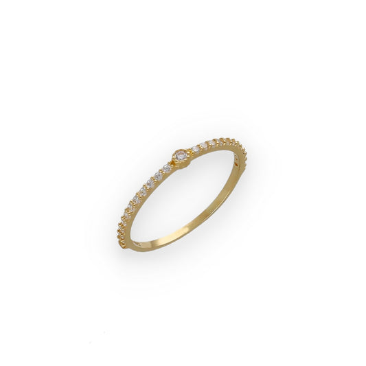 Media Alianza de Oro y Circonitas Modelo Ranhira