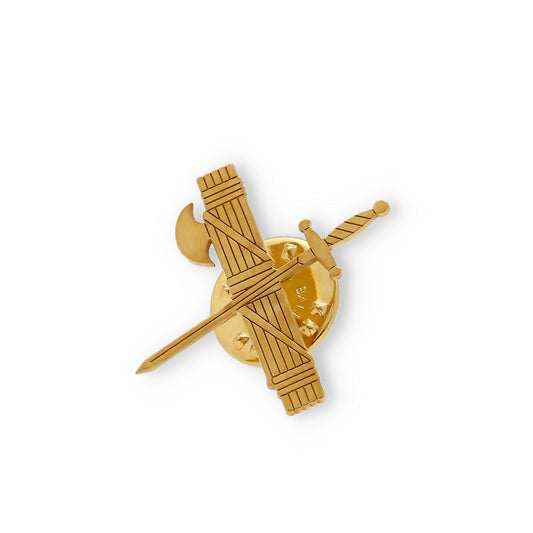Emblema Guardia Civil en Plata 925 con Baño de Oro 18k