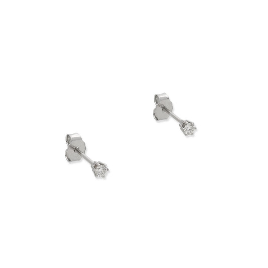 Conjunto Clair Pendientes y Collar de Oro Blanco y Diamantes